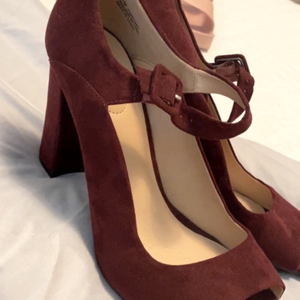 Burgundy Heels